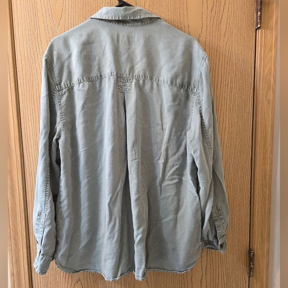 American Eagle Army Green Long Sleeve Coverup sz XL - Picture 7 of 9